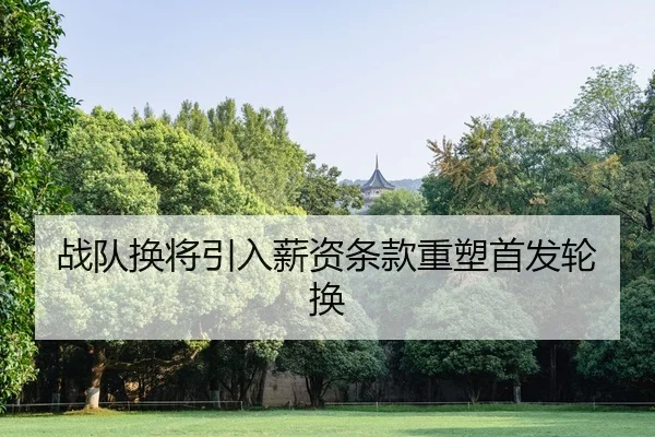 战队换将引入薪资条款重塑首发轮换
